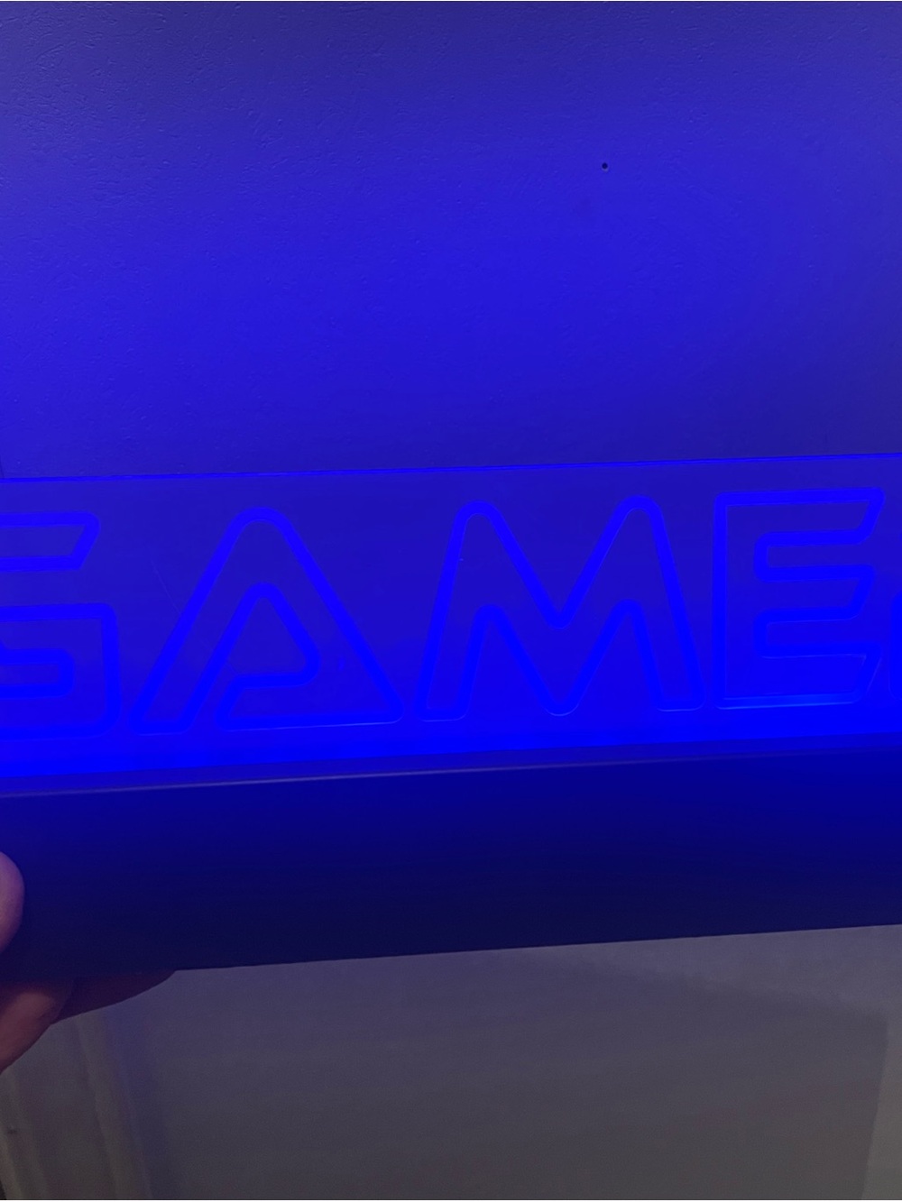 Blue LED GAME Accent Light Panel - Home Games